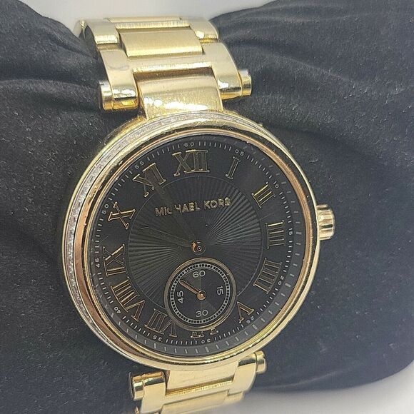 Michael Kors Skylar MK5989 Womens Stainless Steel Analog Dial Quartz Watch BC639 - Picture 3 of 10